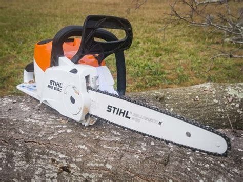 Stihl Msa C Chainsaw Review Battery Powered Ope Reviews