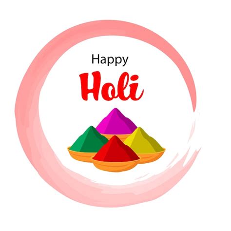 Premium Vector Happy Holi Festival Of Colors Indian Festival