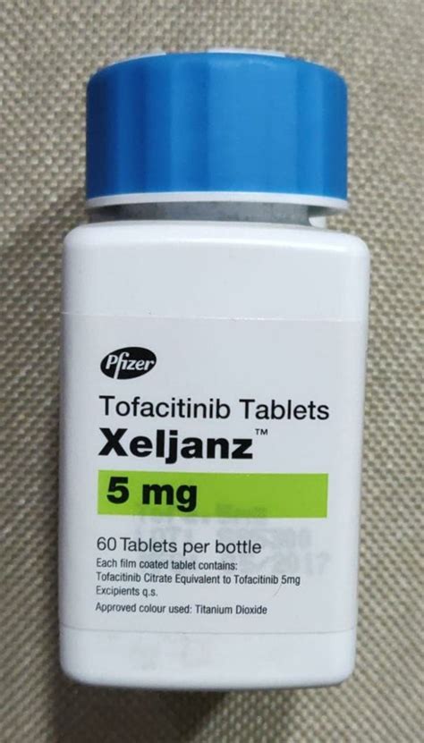 Xeljanz Tofacitinib 5 Mg Tablets At Rs 24471bottle Tofajak Tablets