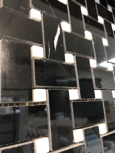 Nero Marquina Black Marble Polished Basket Weave Mosaic With White Dots