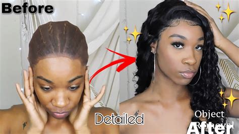 How To Install Lace Front Wig Ft Vallbest Hair Amazon Youtube