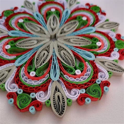 Paper Quilling Mandala Mandala Art Ideal For Framing Mandala Etsy