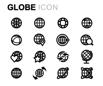 Black Globe Icon PNG Images, Vectors Free Download - Pngtree