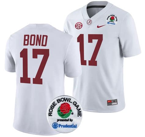 Hot Buy New Isaiah Bond Jersey Tide Rose Bowl White