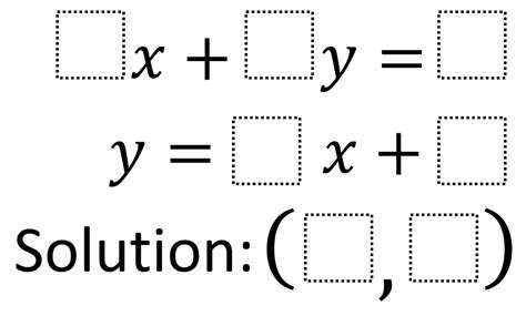 Systems Of Equations 4 Open Middle®