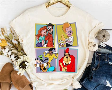 Vintage Disney A Goofy Movie Characters Retro S Shirt Etsy