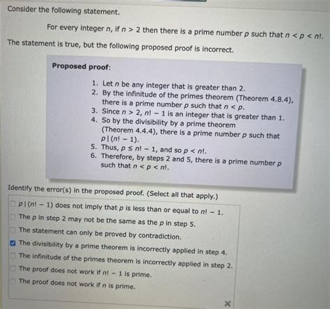 Solved Consider The Following Statement For Every Integer