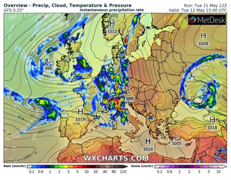 European Monsoon Is Here 2 Weeks With Severe Storms Heavy Rains