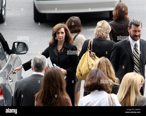 Donna Clarkson, the mother of victim Lana Clarkson leaving Los Angeles ...