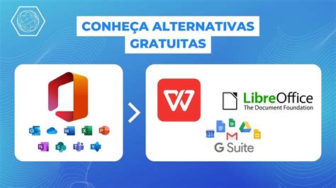 OFFICE DE GRAÇA CONHEÇA 03 ALTERNATIVAS GRATUITAS AO MICROSOFT OFFICE