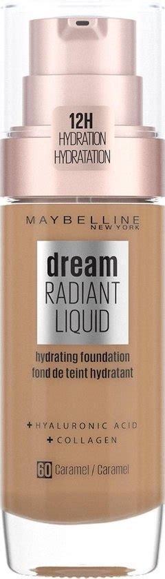 Maybelline Dream Radiant Liquid Foundation 60 Caramel Onlinevoordeelshop