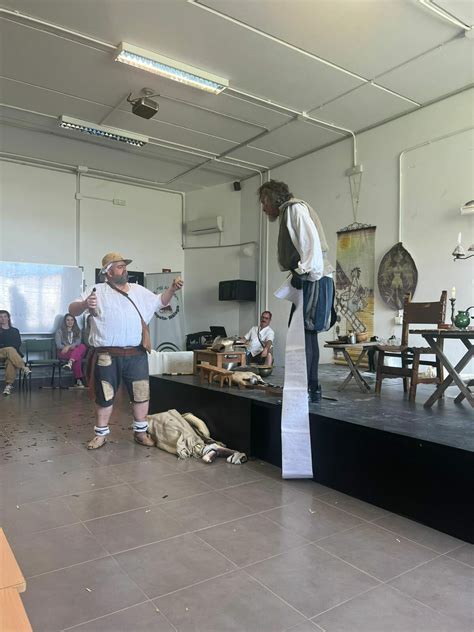 Representación teatral Quijote y Sancho I E S El Almijar Cómpeta