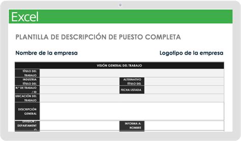 Plantillas Gratuitas De Descripción Del Trabajo Smartsheet