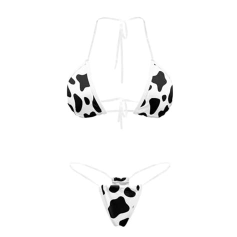 I Tested The Hottest Trend Of The Season Cow Print Micro Bikini