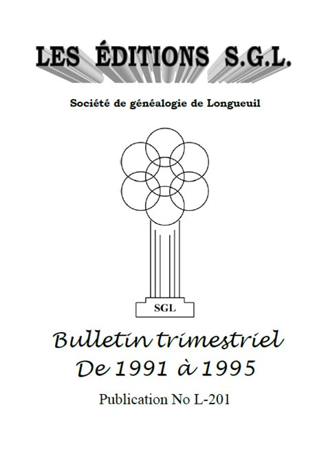 Revue Entre Nous 1991 1995 Édition limitée Société de généalogie