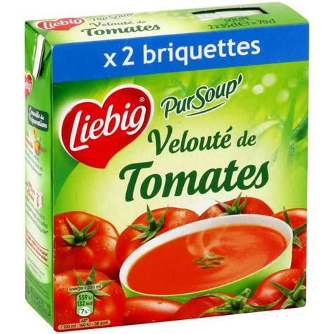 Velouté de tomates PurSoup Liebig 2 x 30 cl La belle vie