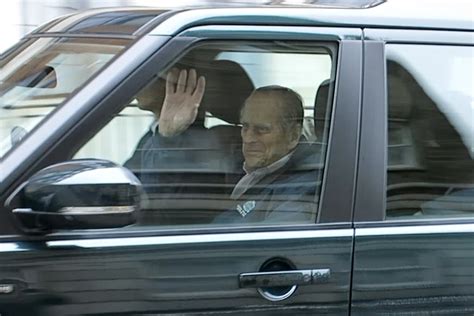 Prince Philip Leaving Hospital After Hip Replacement Surgery Popsugar Celebrity