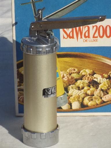 Swedish Spritz Cookie Press Sawa 2000 Cookie Gun W Instructions And Recipe