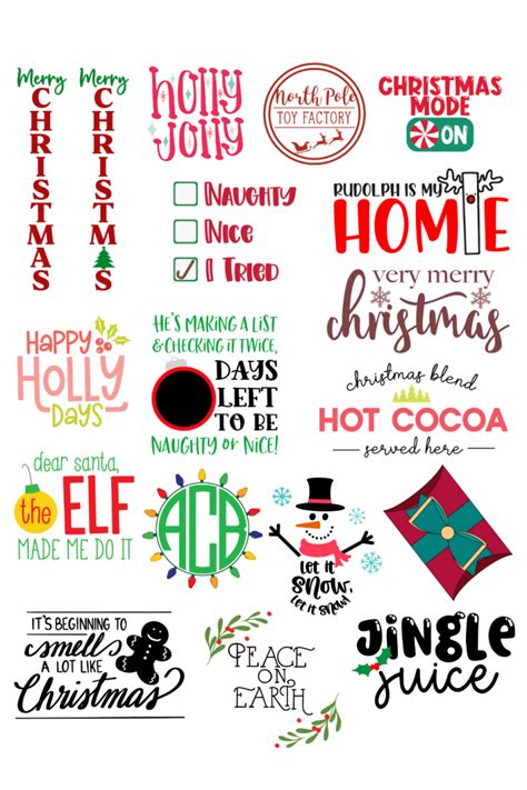 Free Christmas SVG Files For Your Die Cutting Machine - The Kingston Home