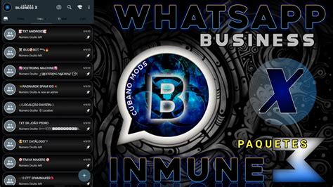 Whatsapp Inmune Actualizado Business Inmune Paquetes Youtube