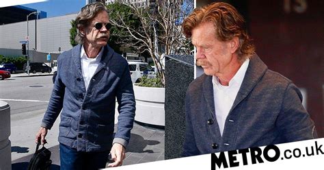 William H Macy Looks Tense After Wife Felicity Huffmans Arrest Metro