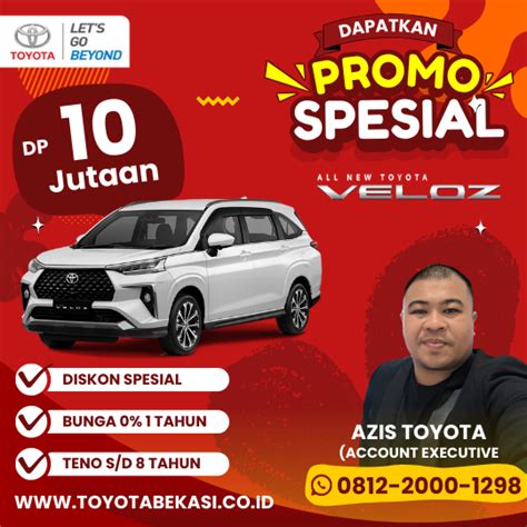 Promo Spesial Veloz Dp Jutaan Edisi Juni Dealer Toyota