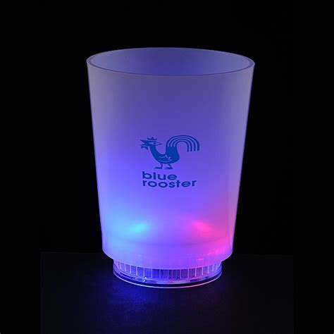 Light Up Frosted Glass Oz Multicolor Mul Imprint