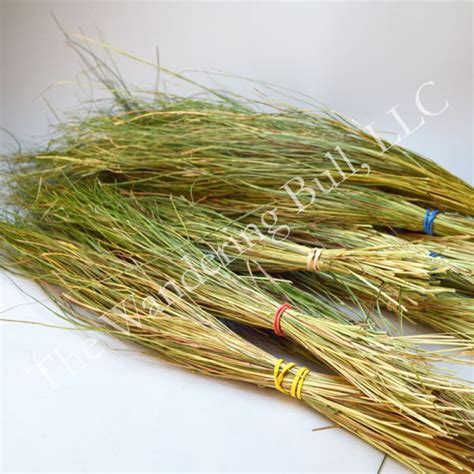 Sweetgrass Bundles Wandering Bull Native American Shop Basket Weaving