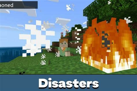 Natural Disasters Mod For Minecraft PE Addons For Minecraft PE