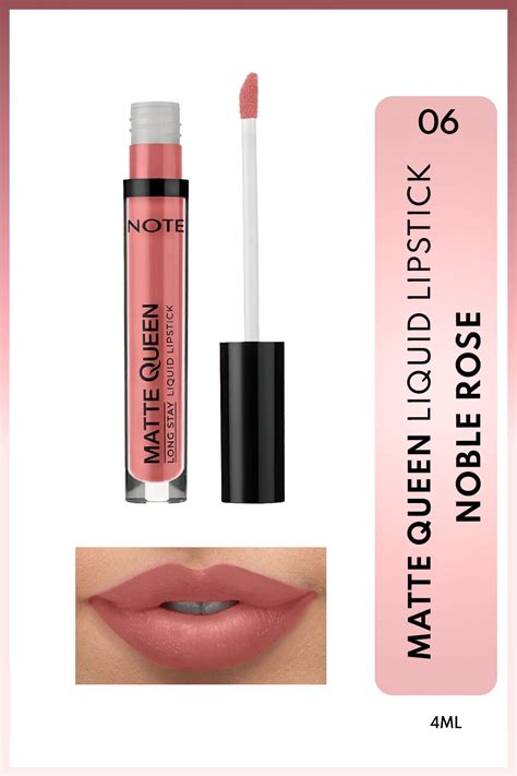 Note Cosmetics Matte Queen Lipstick Kalıcı Mat Likit Ruj Noble Rose Nude Fiyatı Yorumları