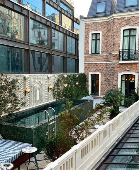 Soho House Paris In Courtyard Pool Soho House Hotel Soho House