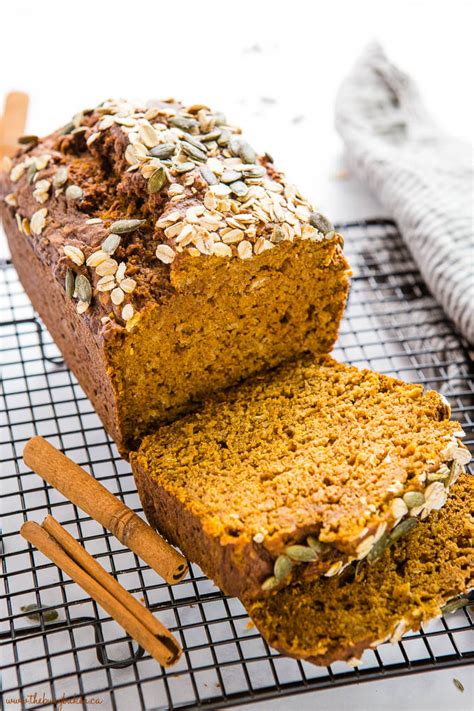 Healthy Pumpkin Oat Bread Low Fat The Busy Baker