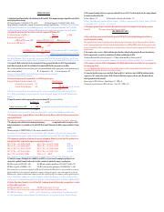 Acct Final Cheat Sheet SPRING 2014 CASE 3 1 Calculate The Percent