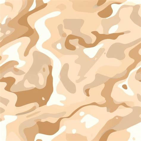 Premium Ai Image Abstract Desert Camouflage Pattern With Dune Shapes