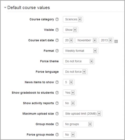 Archivo Defaultcoursevalues Png Moodledocs