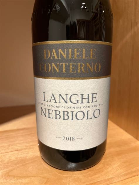 2020 Daniele Conterno Langhe Nebbiolo Italy Piedmont Langhe Langhe