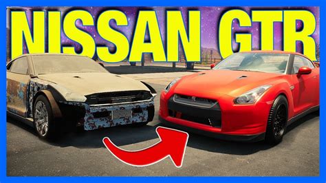 Fixing A Junkyard Nissan Gtr In Car Mechanic Simulator Youtube