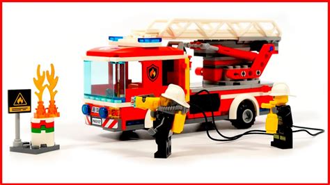 Lego City 60107 Fire Ladder Truck Lego Speed Build YouTube