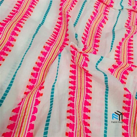 Cotton Yarn Dyed Fabric Multicolored Weave At Rs Meter Garment