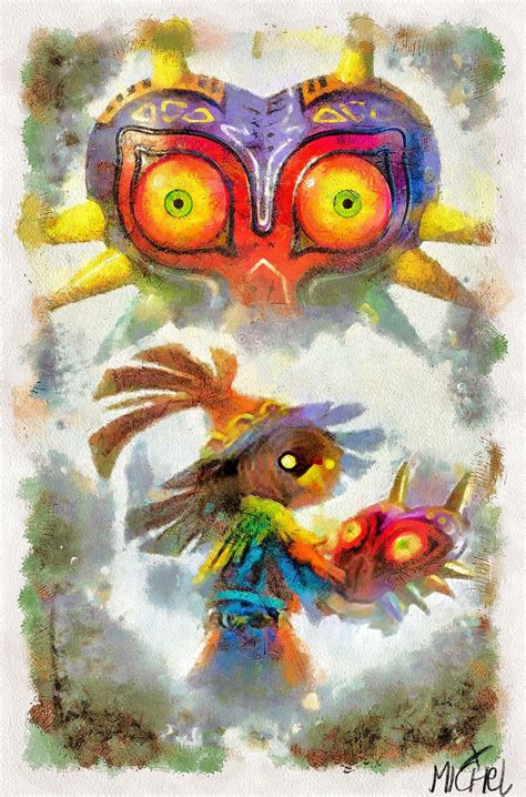 The Legend Of Zelda Majoras Mask Skull Kid By Michelrtdeviantart