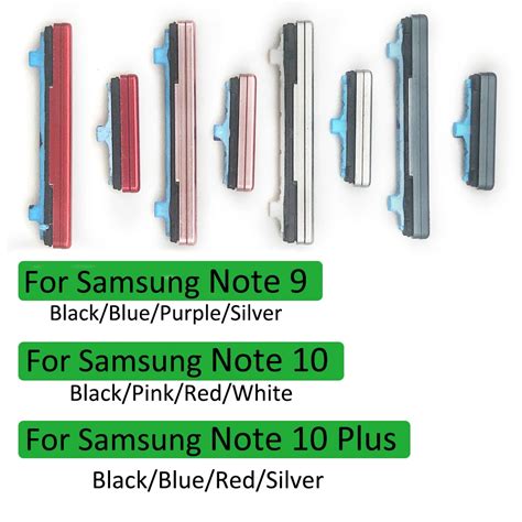 New For Samsung Galaxy Note 9 10 Plus Power Button Volume Side Button