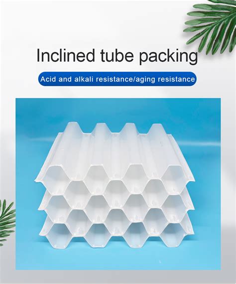 Pp Hexagonal Honeycomb Inclined Tube Inclined Plate Packing Sewage