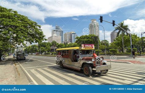 Jeepney Bus In Manila Chinatown In Philippines Editorial Photo | CartoonDealer.com #50861773