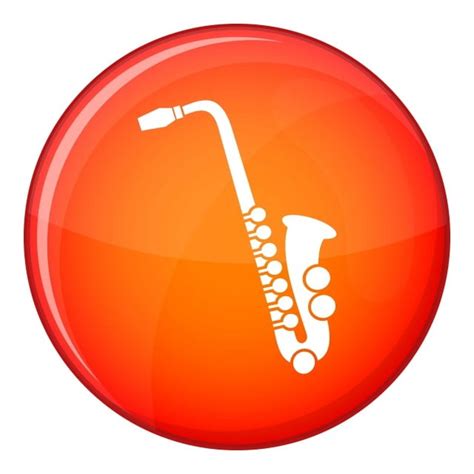 Icono De Saxof N Estilo Plano Png Flat Saxof N Icono Png Y Vector