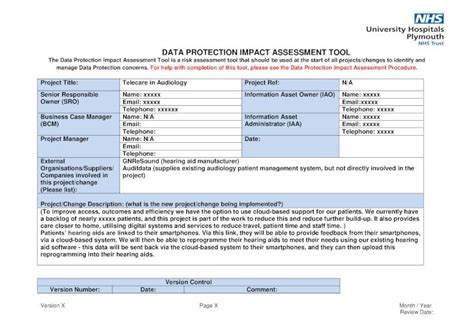 Pdf Data Protection Impact Assessment Tool The Dpia Declaration