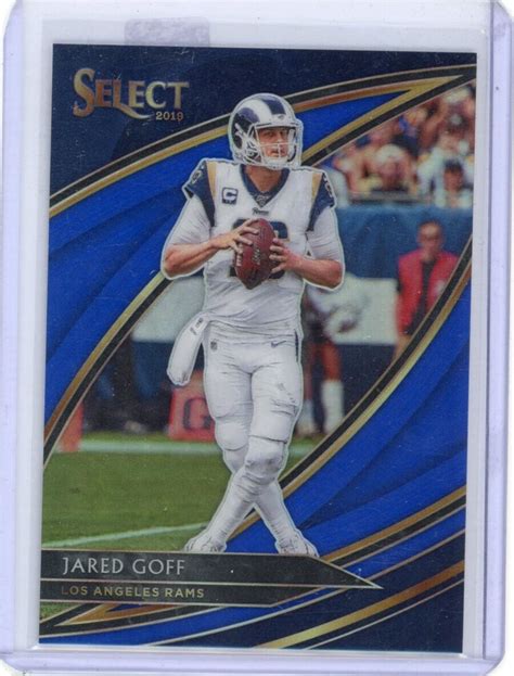 Jared Goff 2019 Panini Select Field Level Blue Prizm 75 300 SSP EBay