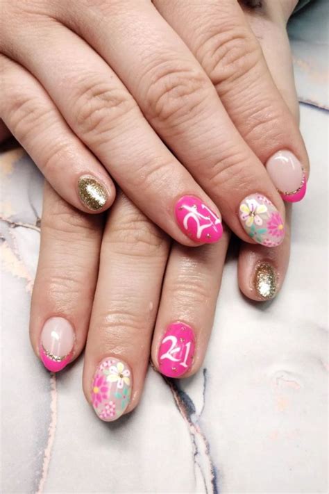 25 Unique 21st Birthday Nails To Complete Your Birthday Outfit Its Claudia G