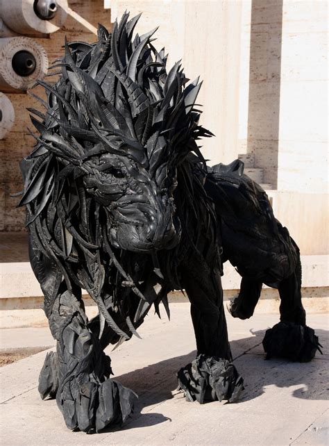 Yerevan Gallery Tyre Lion | Tire art, Lion art, Lion sculpture