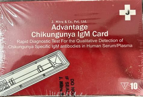 J Mitra Advantage Chikungunya Igm Card At Rs In Lucknow Id