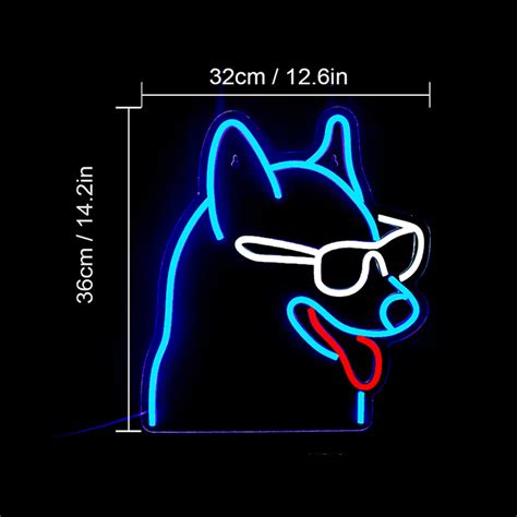 Neon Dog Sign